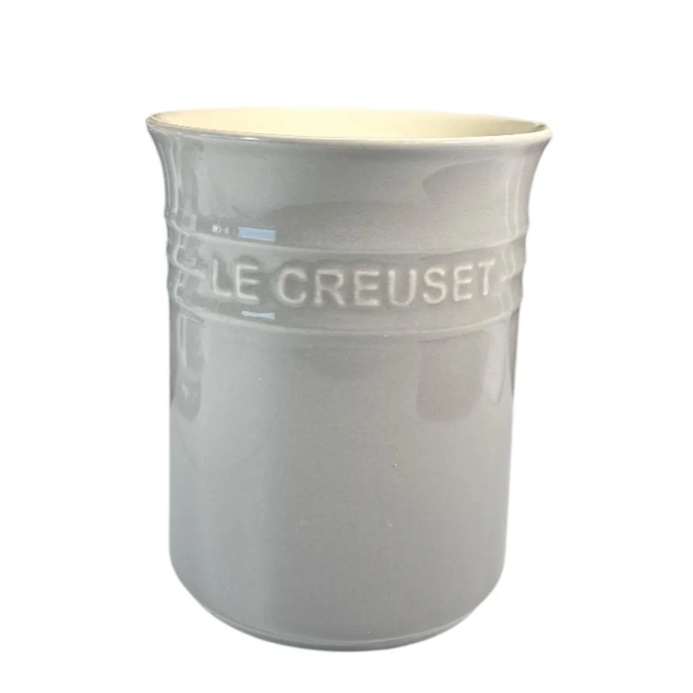 Le Creuset Grey Stoneware Utensil Crock